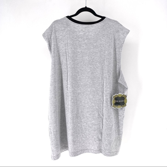 F.R.I.E.N.D.S Women's Plus Ringer Muscle Tank 3XL - Picture 5 of 6